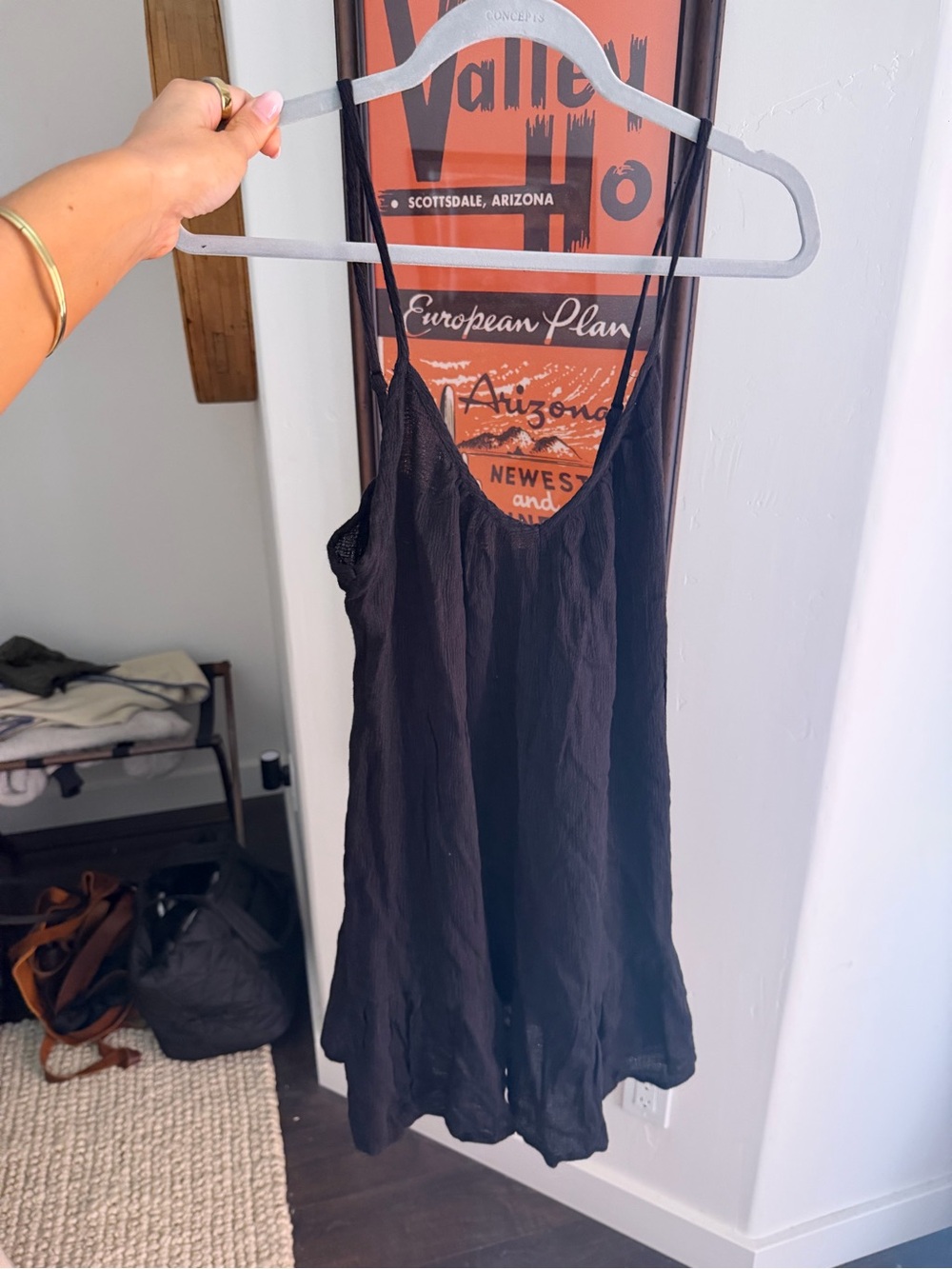 Billabong Black V-Neck Spaghetti Strap Camisole